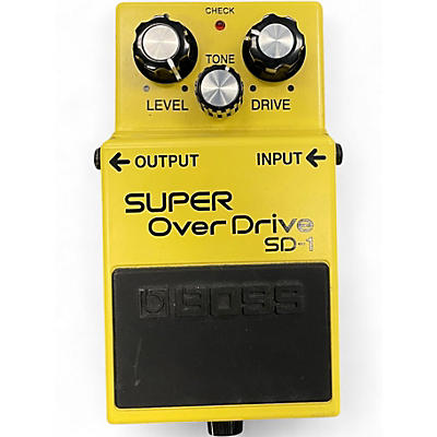 Used BOSS SD1 Super Overdrive Effect Pedal