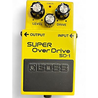 Used BOSS SD1 Super Overdrive Effect Pedal