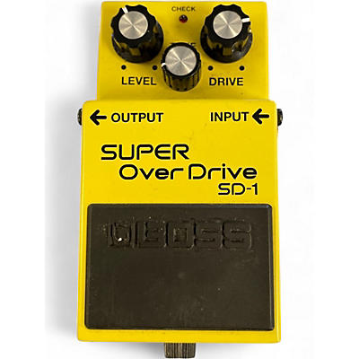 Used BOSS SD1 Super Overdrive Effect Pedal