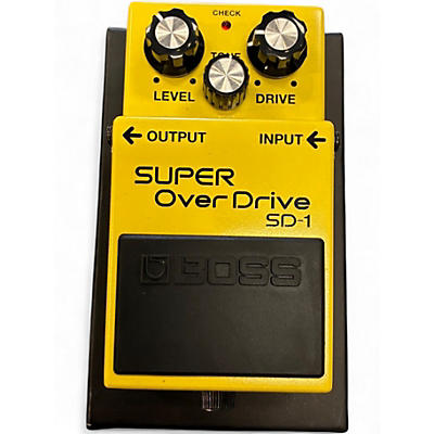 Used BOSS SD1 Super Overdrive Effect Pedal