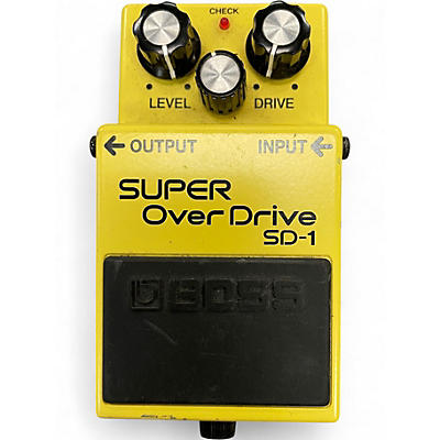 Used BOSS SD1 Super Overdrive Effect Pedal