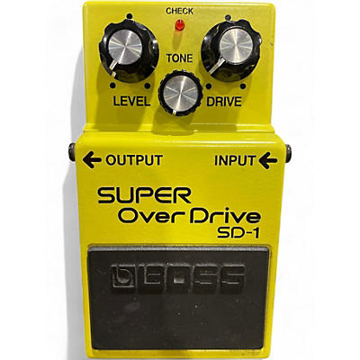 Used BOSS SD1 Super Overdrive Effect Pedal