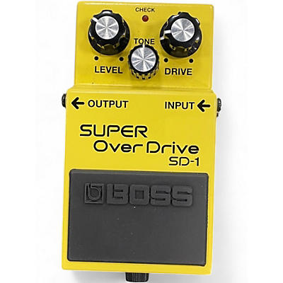 Used BOSS SD1 Super Overdrive Effect Pedal
