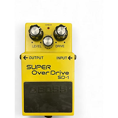 Used BOSS SD1 Super Overdrive Effect Pedal