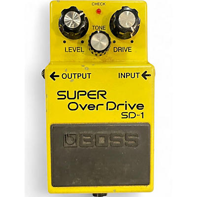 Used BOSS SD1 Super Overdrive Effect Pedal
