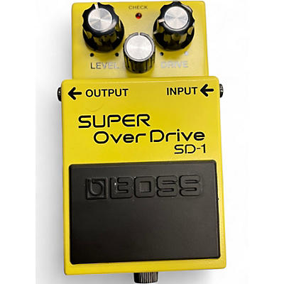 Used BOSS SD1 Super Overdrive Effect Pedal