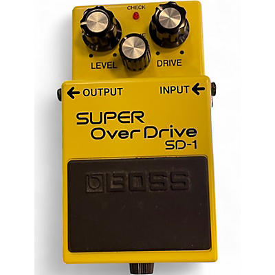 Used BOSS SD1 Super Overdrive Effect Pedal