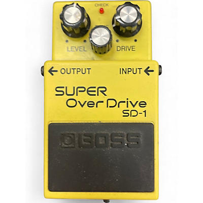 Used BOSS SD1 Super Overdrive Effect Pedal