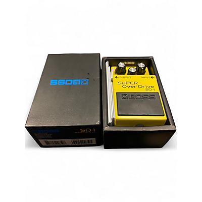 Used BOSS SD1 Super Overdrive Effect Pedal