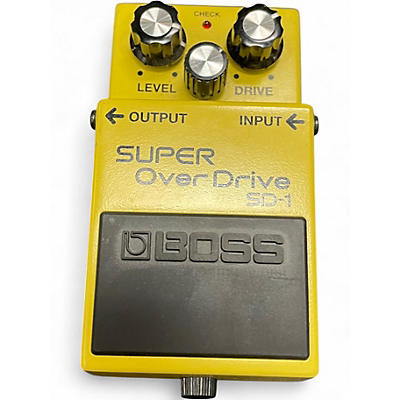 Used BOSS SD1 Super Overdrive Effect Pedal
