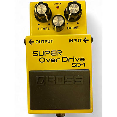 Used BOSS SD1 Super Overdrive Effect Pedal