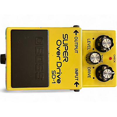 Used BOSS SD1 Super Overdrive Effect Pedal