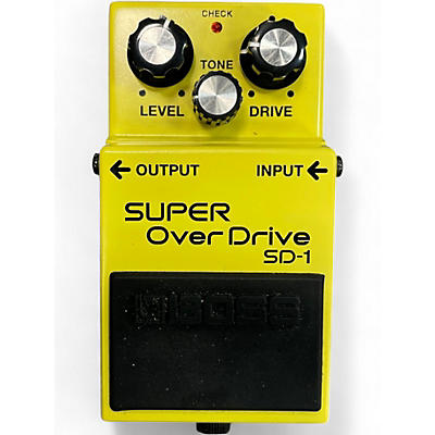 Used BOSS SD1 Super Overdrive Effect Pedal