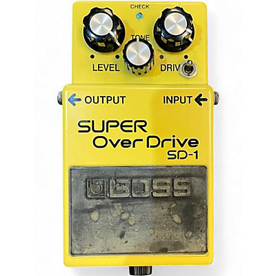 Used BOSS SD1 Super Overdrive Keeley Mod Effect Pedal