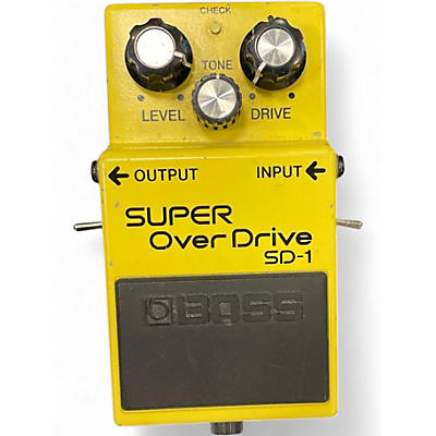 Used BOSS SD1 Super Overdrive MOD Effect Pedal
