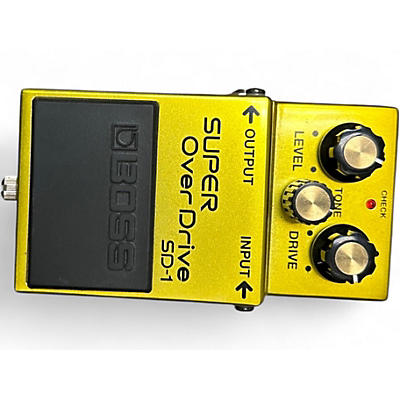 Used BOSS SD1B50A 50TH ANNIVERSARY SD-1 Effect Pedal