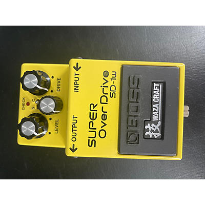 BOSS Used BOSS SD1W Super Overdrive Waza Craft Effect Pedal