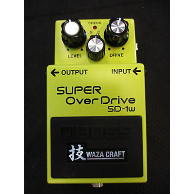 BOSS Used BOSS SD1W Super Overdrive Waza Craft Effect Pedal