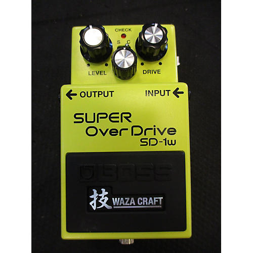 BOSS Used BOSS SD1W Super Overdrive Waza Craft Effect Pedal