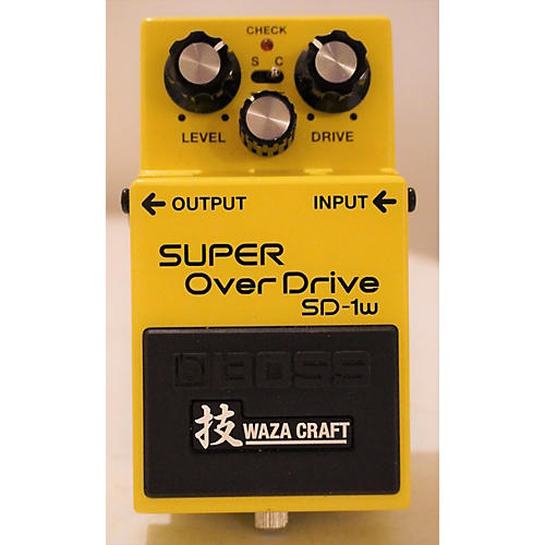 BOSS Used BOSS SD1W Super Overdrive Waza Craft Effect Pedal