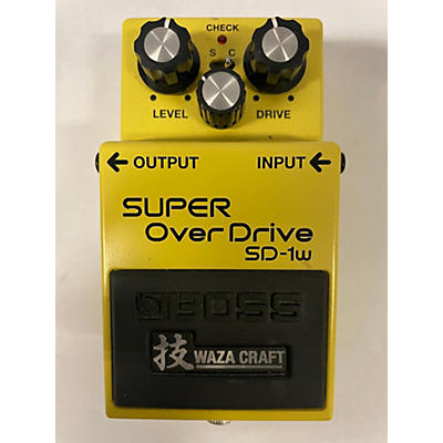 BOSS Used BOSS SD1W Super Overdrive Waza Craft Effect Pedal