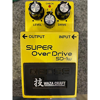 BOSS Used BOSS SD1W Super Overdrive Waza Craft Effect Pedal