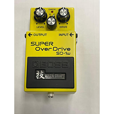 BOSS Used BOSS SD1W Super Overdrive Waza Craft Effect Pedal