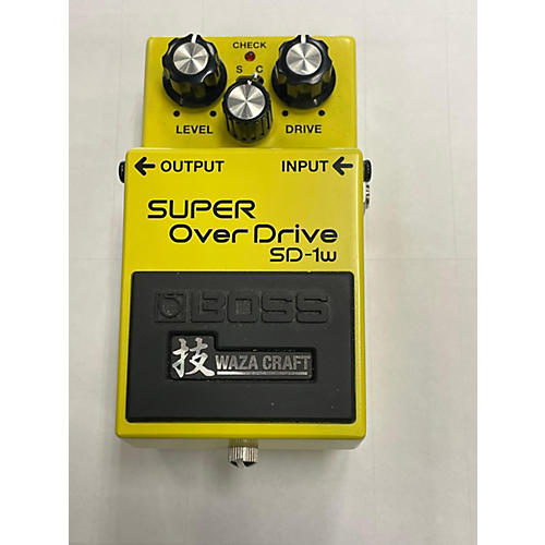 BOSS Used BOSS SD1W Super Overdrive Waza Craft Effect Pedal