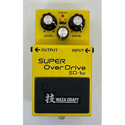 BOSS Used BOSS SD1W Super Overdrive Waza Craft Effect Pedal