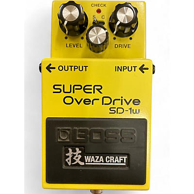 BOSS Used BOSS SD1W Super Overdrive Waza Craft Effect Pedal