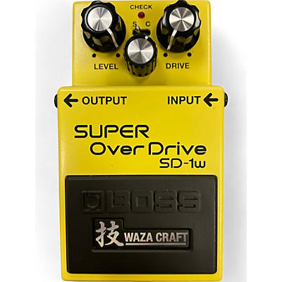 BOSS Used BOSS SD1W Super Overdrive Waza Craft Effect Pedal