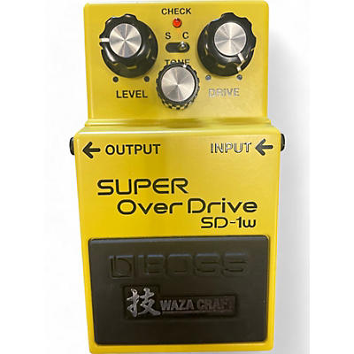 BOSS Used BOSS SD1W Super Overdrive Waza Craft Effect Pedal