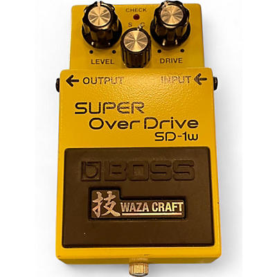 BOSS Used BOSS SD1W Super Overdrive Waza Craft Effect Pedal