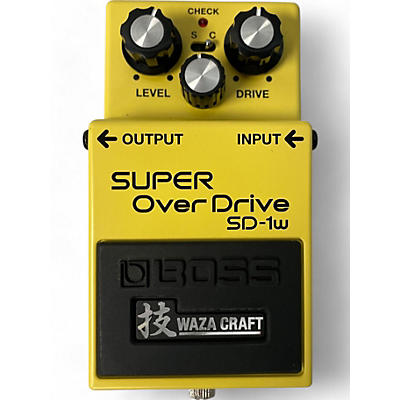 BOSS Used BOSS SD1W Super Overdrive Waza Craft Effect Pedal