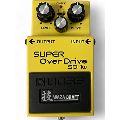 BOSS Used BOSS SD1W Super Overdrive Waza Craft Effect Pedal