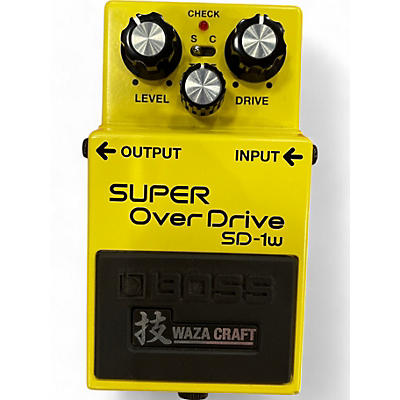 BOSS Used BOSS SD1W Super Overdrive Waza Craft Effect Pedal