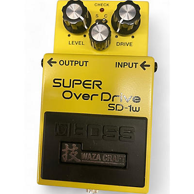 BOSS Used BOSS SD1W Super Overdrive Waza Craft Effect Pedal