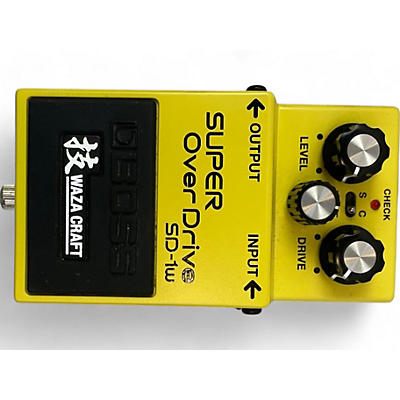 BOSS Used BOSS SD1W Super Overdrive Waza Craft Effect Pedal