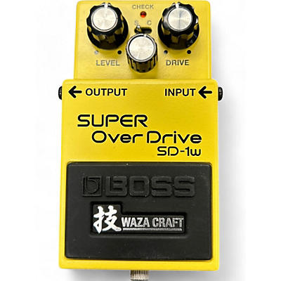 Used BOSS SD1W Super Overdrive Waza Craft Effect Pedal