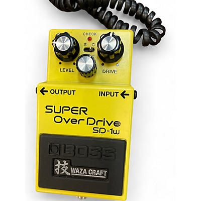 Used BOSS SD1W Super Overdrive Waza Craft Effect Pedal