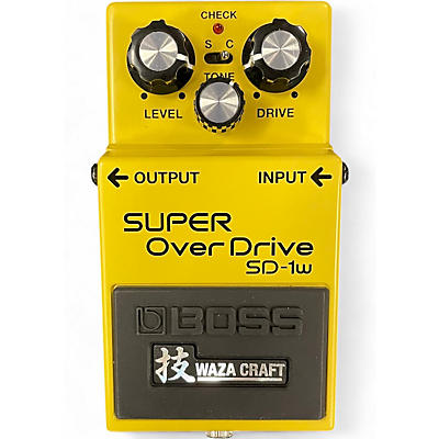 Used BOSS SD1W Super Overdrive Waza Craft Effect Pedal