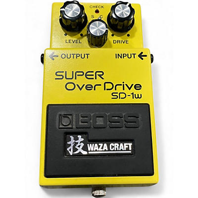 Used BOSS SD1W Super Overdrive Waza Craft Effect Pedal