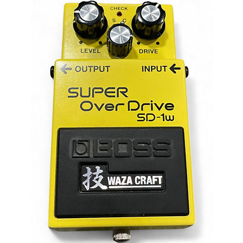 Used BOSS SD1W Super Overdrive Waza Craft Effect Pedal