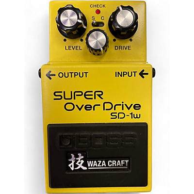 Used BOSS SD1W Super Overdrive Waza Craft Effect Pedal