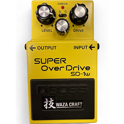 Used BOSS SD1W Super Overdrive Waza Craft Effect Pedal