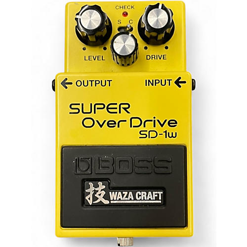 Used BOSS SD1W Super Overdrive Waza Craft Effect Pedal