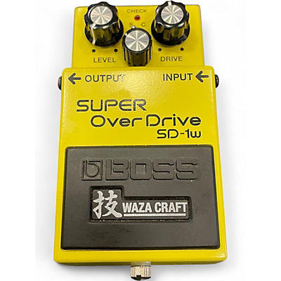 Used BOSS SD1W Super Overdrive Waza Craft Effect Pedal