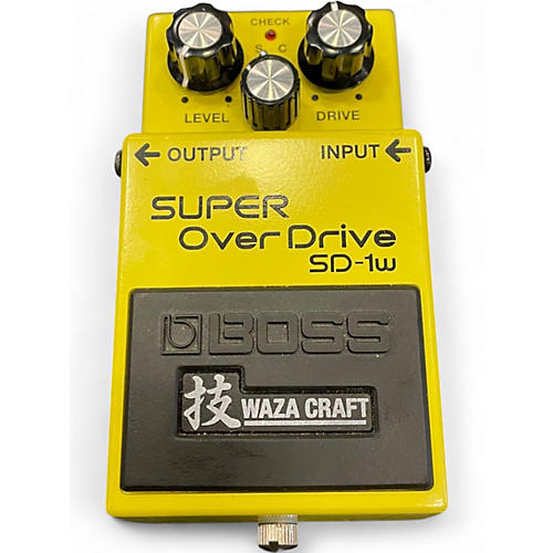 Used BOSS SD1W Super Overdrive Waza Craft Effect Pedal