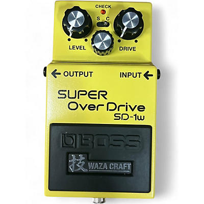 Used BOSS SD1W Super Overdrive Waza Craft Effect Pedal