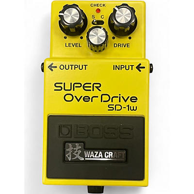 Used BOSS SD1W Super Overdrive Waza Craft Effect Pedal